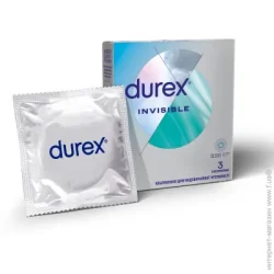 Презервативы Durex INVISIBLE ультратонкие 3 шт.