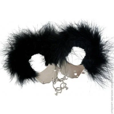  Adrien Lastic Handcuffs Black (AD30329)