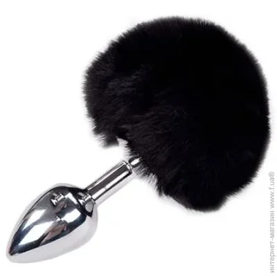   Alive      Fluffy Plug S Black,  2,8  (SO6312-02)
