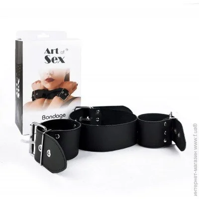     Art of Sex - Bondage Collar with Handcuffs (SO6618)