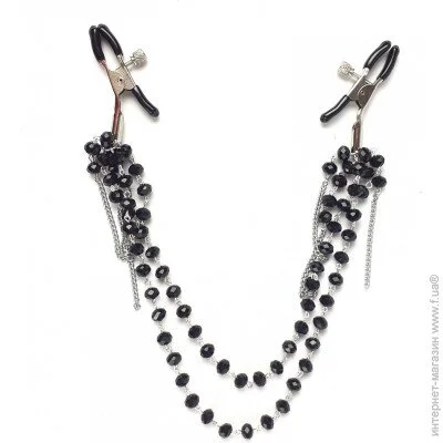     Art of Sex-Nipple clamps Sexy Jewelry Black (SO5864)
