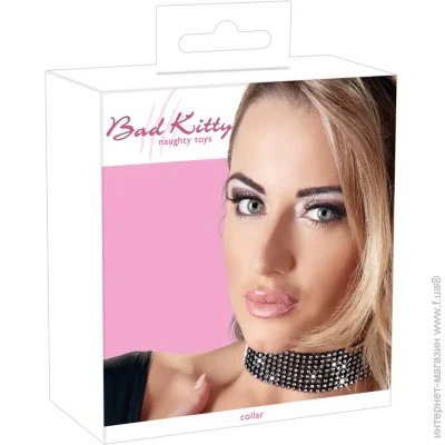Bad Kitty  Rhinestone Choker  (513224918421001)