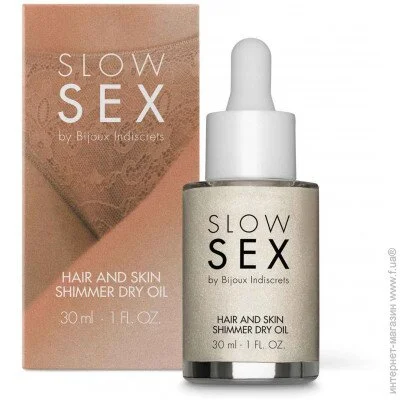     -     Bijoux Indiscrets SLOW SEX Hair and skin shimmer dry oil