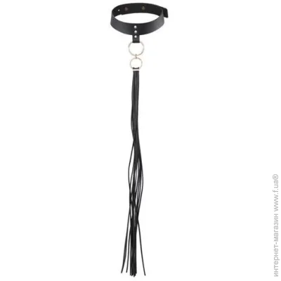 Bijoux Indiscrets  MAZE - Tassel Chocker Black (SO2652~22)