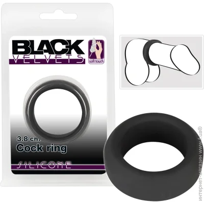 Black Velvets   Cock Ring, 3.8  (61325180930000-07)