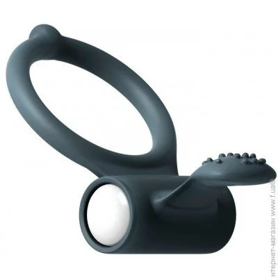 Виброкольцо Marc Dorcel Power Clit Black V2 з вібрацією (MD1410) Виброкольцо Marc Dorcel Power Clit Black V2 з вібрацією (MD1410)