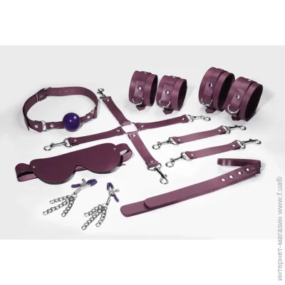 ,  Feral Feelings  BDSM Kit 7 Burgundy, , , , , , ,  (SO8278-02)