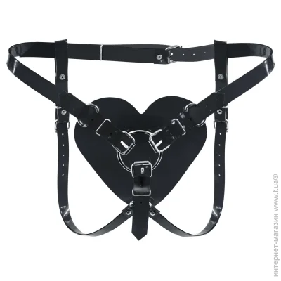 Страпон Feral Feelings Трусики Серце для страпону - Hearts Strap-on Belt Black (SO9312~22) Страпон Feral Feelings Трусики Серце для страпону - Hearts Strap-on Belt Black (SO9312~22)