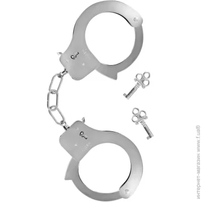  Fetish Tentation Adjustable metal wrist cuffs (SX1090)