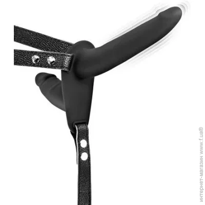 Fetish Tentation     Vibrating Strap-On with Double Dildo  (SO3748-02)