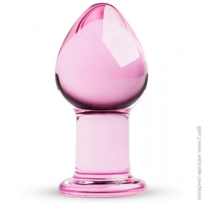   Gildo      Gildo Pink Glass Buttplug No. 27 (SO4421)