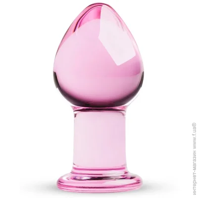 Анальна пробка Gildo Рожева анальна пробка зі скла Pink Glass Buttplug No. 27 (SO4421-02) Анальна пробка Gildo Рожева анальна пробка зі скла Pink Glass Buttplug No. 27 (SO4421-02)