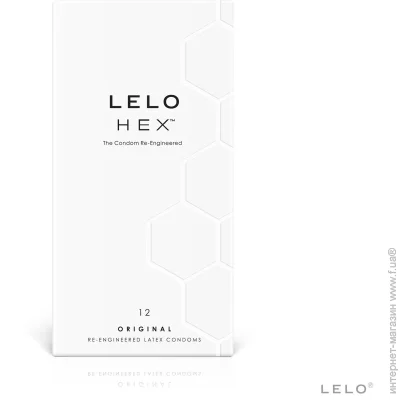 Lelo  HEX Condoms Original 12 Pack,    (SX1294)