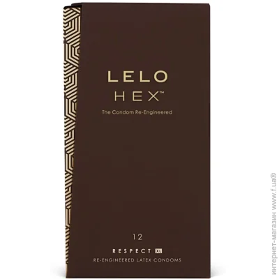  Lelo HEX Condoms Respect XL 12 Pack,   ,   (SX1295-02)