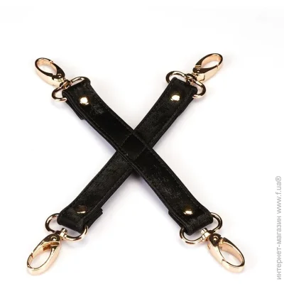     Liebe Seele Boudoir Amor Pink Hogtie Black (SX1671)
