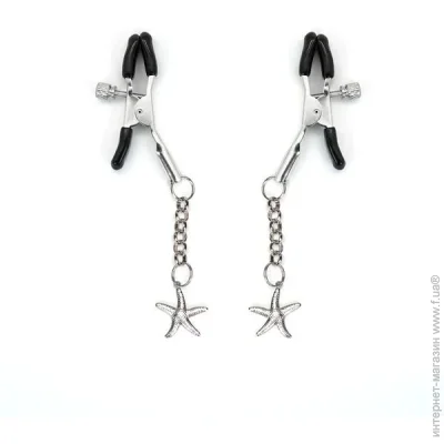  Liebe Seele    Starfish Nipple Clamps Silver (SX1693-02)