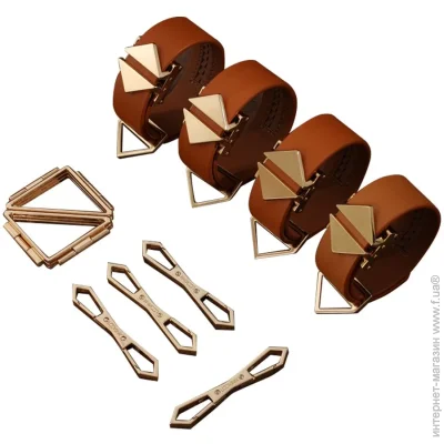     Lockink    Hogtie Set - Brown (SX0840)