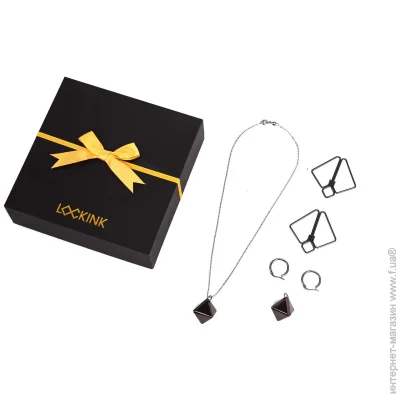  Lockink       Nipple Clamps with Heavy Pendant - Grey (SX0845)