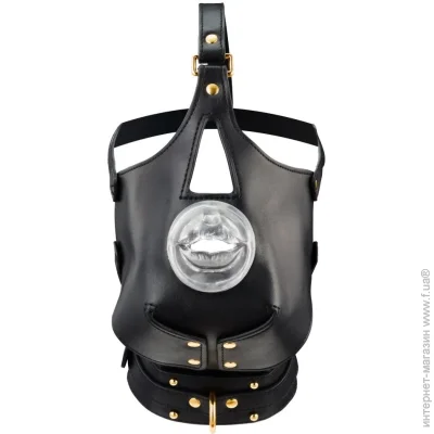 ,  Lockink -      SEVANDA Blowjob Head Muzzle with Leash (SX0912)