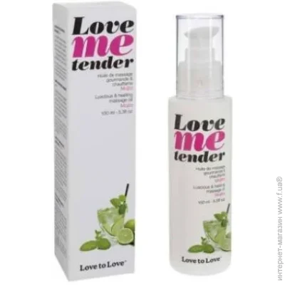 Масло для еротичного масажу Love To Love Масажна олія LOVE ME TENDER Mojito (100 мл) (SO1612-02) Масло для еротичного масажу Love To Love Масажна олія LOVE ME TENDER Mojito (100 мл) (SO1612-02)