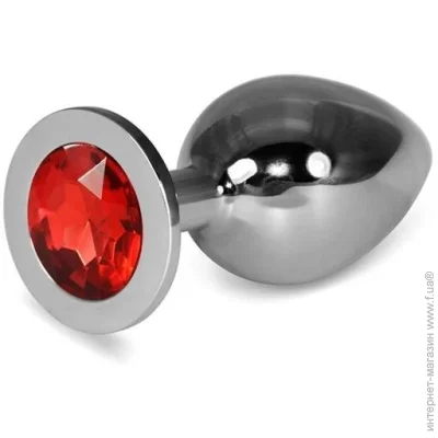   Lovetoy   Heavy Metal Anal Plug Rosebud Classic L Red (6452LVTOY583-07)