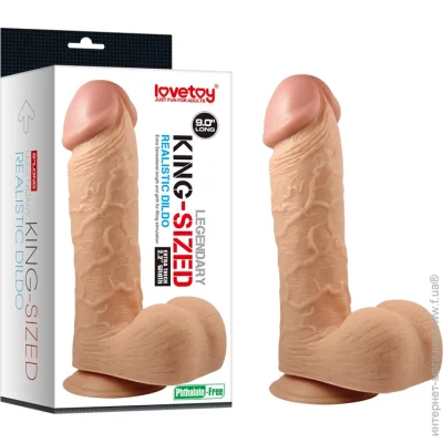 Lovetoy    Legendary King Sized Realistic Dildo 9 (6452LVTOY192~77)