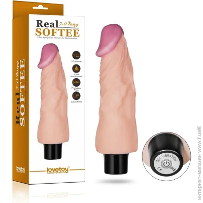 Lovetoy   Reel Softee Vibrator Flesh 7 (6452LVTOY011~77)