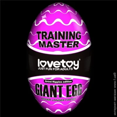 Lovetoy  Traning Master Giant Egg Masturbator Purple (6452LVTOY669-07)