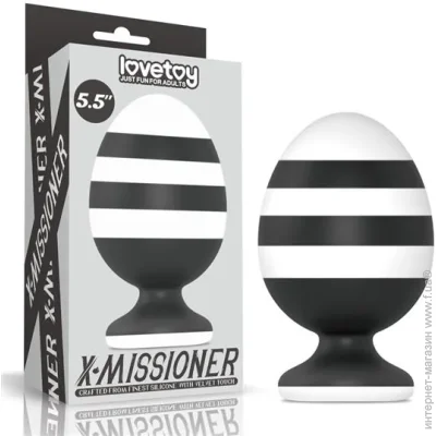   Lovetoy   X-Missioner Butt Plug 5.5" (6452LVTOY917-07)