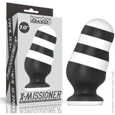   Lovetoy   X-Missioner Butt Plug 7" (6452LVTOY919-07)