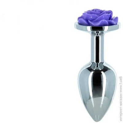   Lux Active    Lux Active  Rose Anal Plug  Purple (SO5573)
