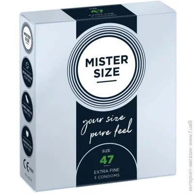  Mister Size  pure feel  47 (3 condoms),  0,05  (SO8032~22)