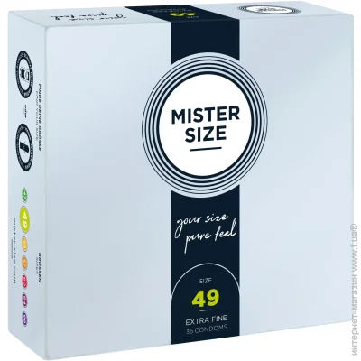  Mister Size  pure feel  49 (36 condoms),  0,05  (SO8050~22)