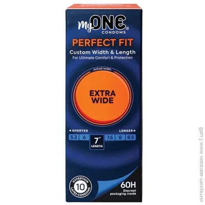 Презервативи One MyExtra Wide 10 шт, картонна коробка (SX1252-02) Презервативи One MyExtra Wide 10 шт, картонна коробка (SX1252-02)