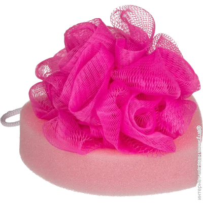 Ootb    Bath Sponge Heart, 12  (99660314062-07)