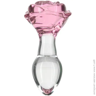   Pillow Talk    Rosy Luxurious Glass Anal Plug, 3,3 ,    (SO6834-02)