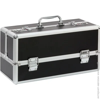 Powerbullet     - BMS Factory Large Lokable Vibrator Case Black,   (SO8899-02)