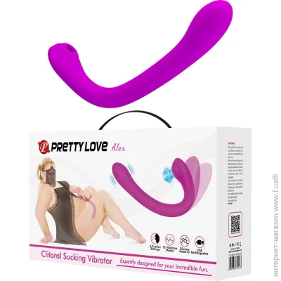 Pretty Love ³ Alex Clitoral Sucking Vibrator Purple (6603BI1222-07)