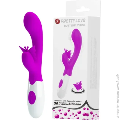 Pretty Love ³ Butterfly Kiss Vibrator Purple (6603BI1206-07)