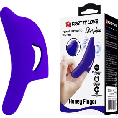   Pretty Love    Delphini Fingering Vibrator Blue (6603BI1235-07)