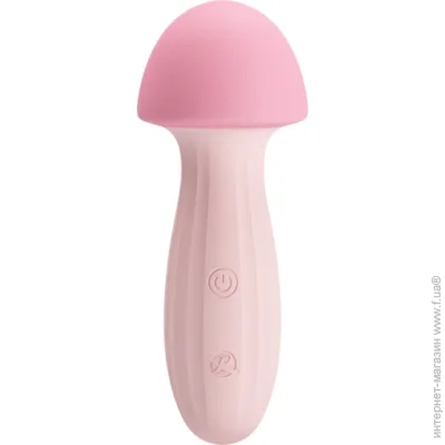  Pretty Love   Mushroom Vibrator Pink (6603BI1141-07)