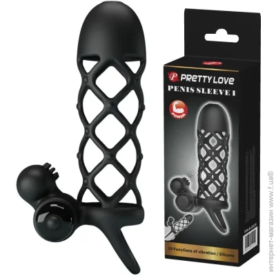 Pretty Love    - Penis Sleeve I Black (6603BI0806-07)