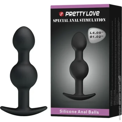   Pretty Love   silicone Anal balls  10.4  (6603BI0395~77)