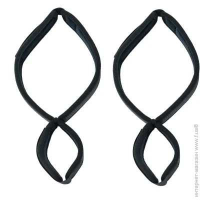 Գ     Punishment - Thigh to Wrist Restraints - Black (SX2230)