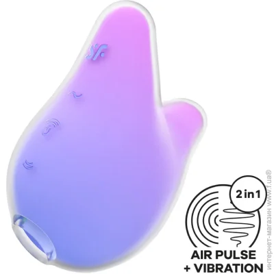  Satisfyer    Mermaid Vibes Violet/Pink (SX1219-02)