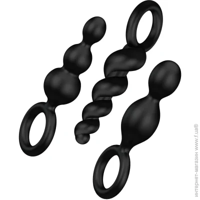   Satisfyer    Plugs black 3  (SO2323-02)