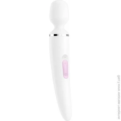 ³ Satisfyer Wand-Er Woman (White/Chrome) (SO3458)