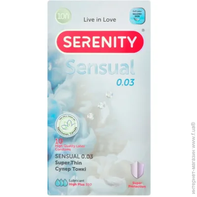 Serenity  Sensual 0,03 Super Trin 10 .