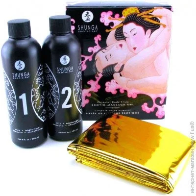     Shunga Oriental Body-To-Body-Sparkling Strawberry Wine (2 X 225) (SO2551)