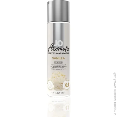     System Jo    JO Aromatix Massage Oil Vanilla 120  (SO6769-126)